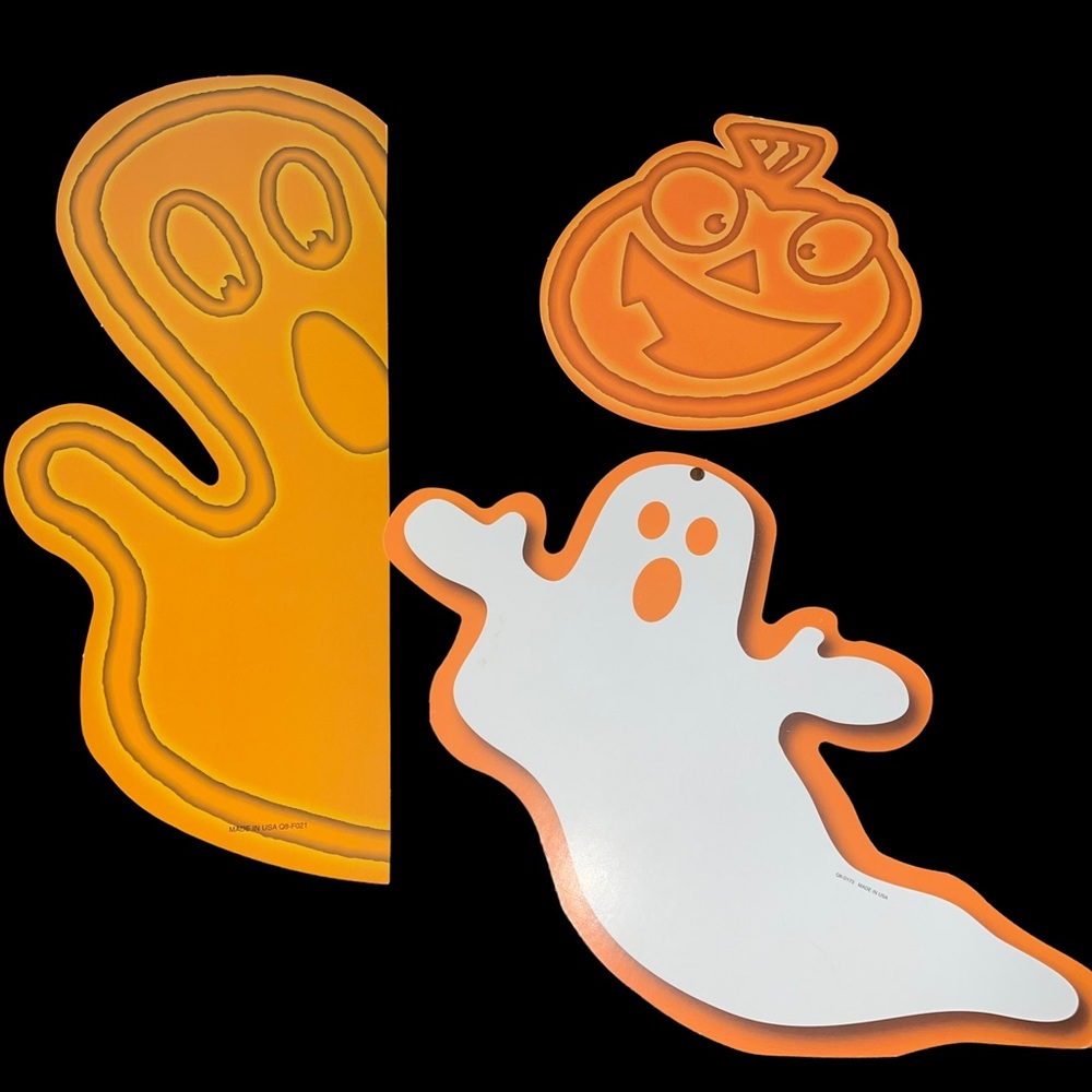 Die Cut Halloween Hanging Decoration  Wall Decorations Ghost Jack-O-Lantern